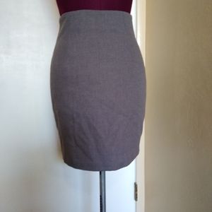 Grey Clothes Circuit Pencil Skirt